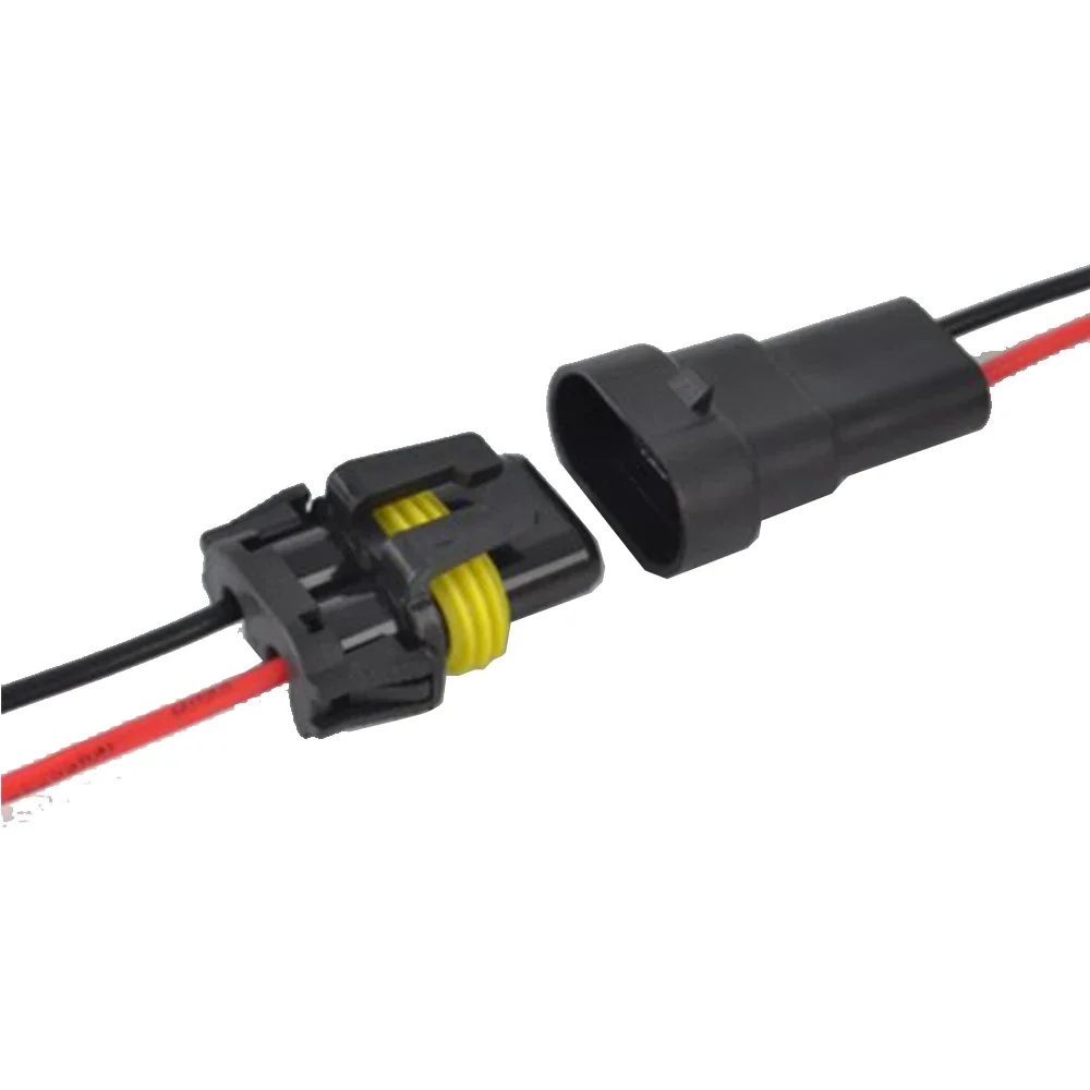 1 комплект 9005 9006 женский и мужской разъем с проводными коннекторами ...