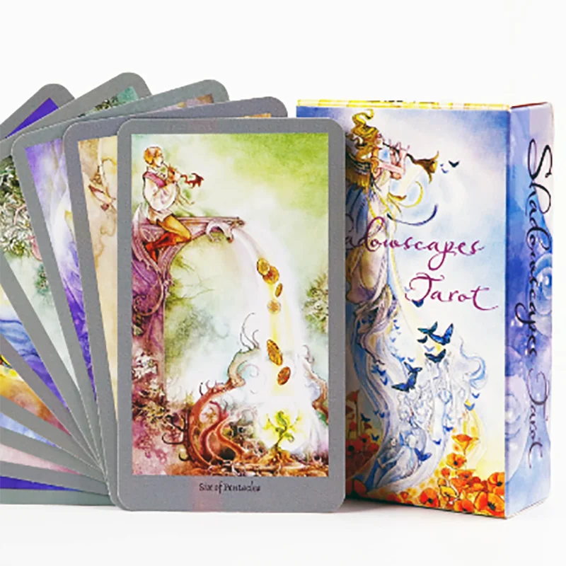 

Shadowscapes tarot cards deck with instructions booklet for beginners , 78 cards tarot deck with book , Tarot cards deck with gu