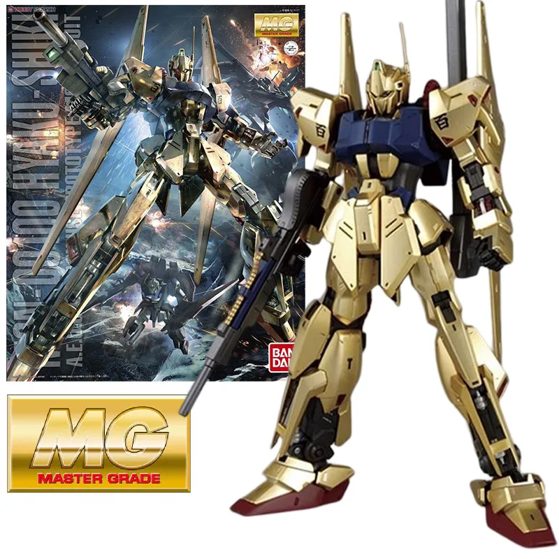 

Bandai Original MG 1/100 MSN-00100 HYAKU-SHIKI 2.0 GUNDAM Anime Action Figure Assembly Model Kit Robot Toy Gift for Children Kid