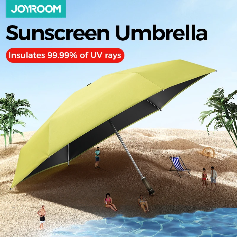 

Joyroom UV Umbrella for Women Sunscreen Mini Portable Windproof Umbrellas Folding Umbrellas For Rain Sun Shade Capsule Parasol
