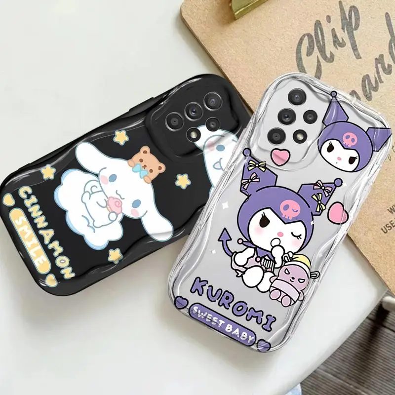 Чехол Kuromi Sanrio для телефона Galaxy A13 A32 A52 A72 4G 5G A14 A15 A25 A53 A54 A55 A22 A24 A23 A33 A34 A35 A52s A73