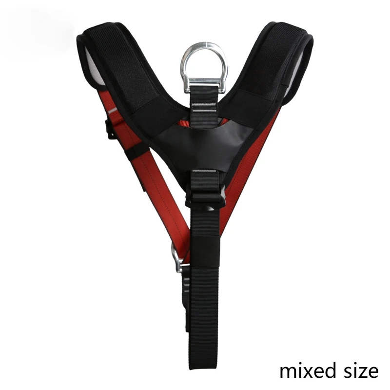 Adjustable Thickness Climbing Harness Only Shoulder Strap Harnesses Climbing Rappelling Tree Protect Waist Safety Belts images - 6