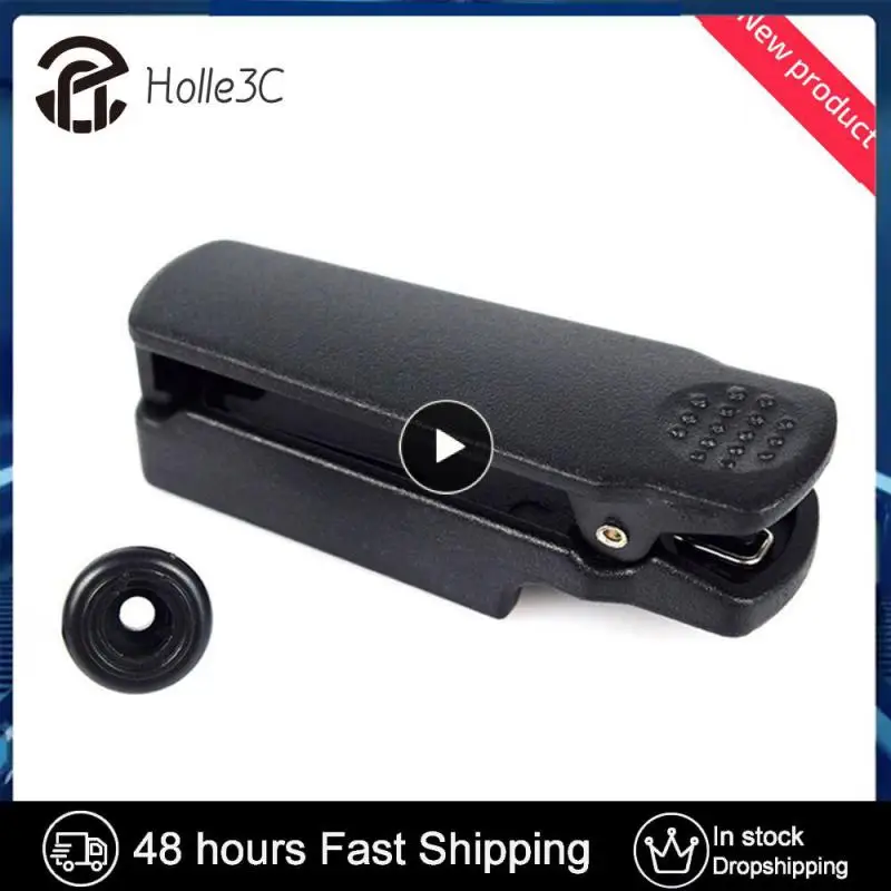 

Don't Waist Intercom Back Clip Black Suitable For Baofeng A58 Back Clip Handstand Intercom Waist Clip Game Gadgets Protable