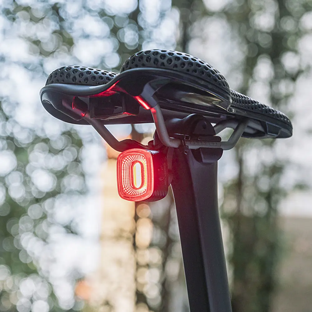 

Умный задний фонарь ROCKBROS Q25 для горного и шоссейного велосипеда, предупреждающий фонасветильник с датчиком водонепроницаемости IPX6 из АБС и ...