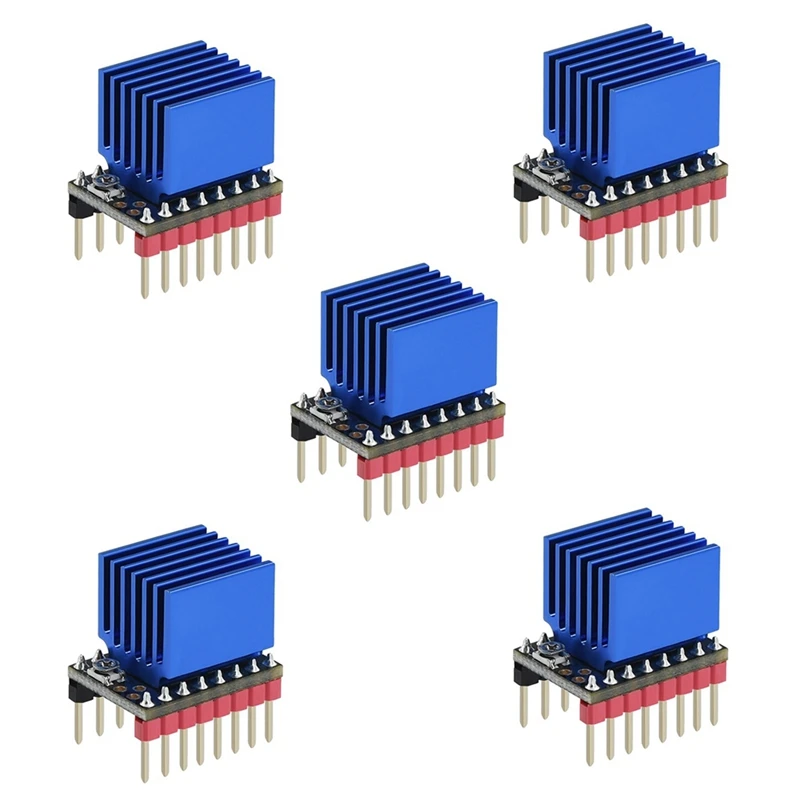 

5 Pcs 3D Printer Parts TMC2208 V3.0 42 Stepper Motor Driver Silent Drive Radiator for SKR V1.3 V1.4