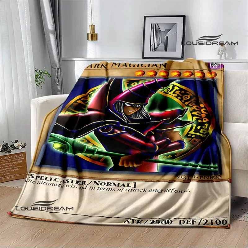 YU-GI-OH! Одеяло с карточным принтом теплые фланелевые одеяла мягкое и удобное