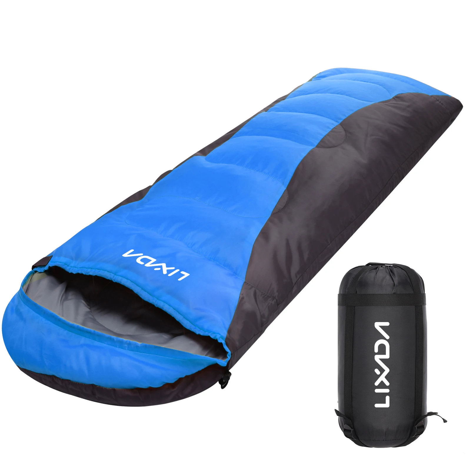

Lixada всесезонный теплый спальный мешок для кемпинга, водонепроницаемый с сумкой для хранения, для всех сезонов, для походов, путешествий, для активного отдыха
