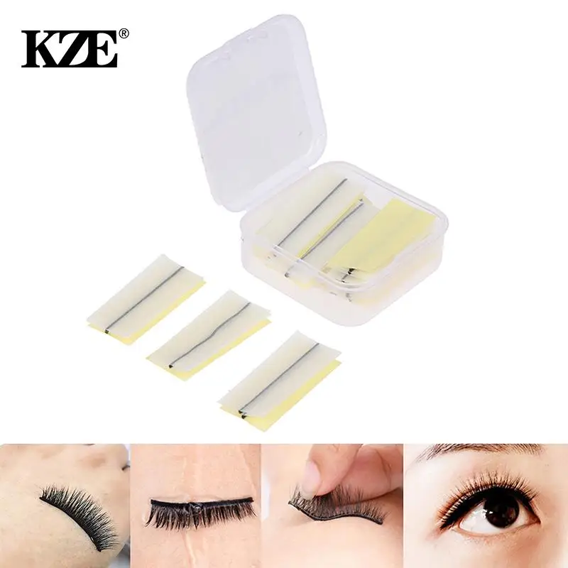 

20-40 шт./корт. Многоразовая самоклеящаяся клейкая полоска для ресниц Накладные ресницы инструменты для макияжа гипоаллергенные