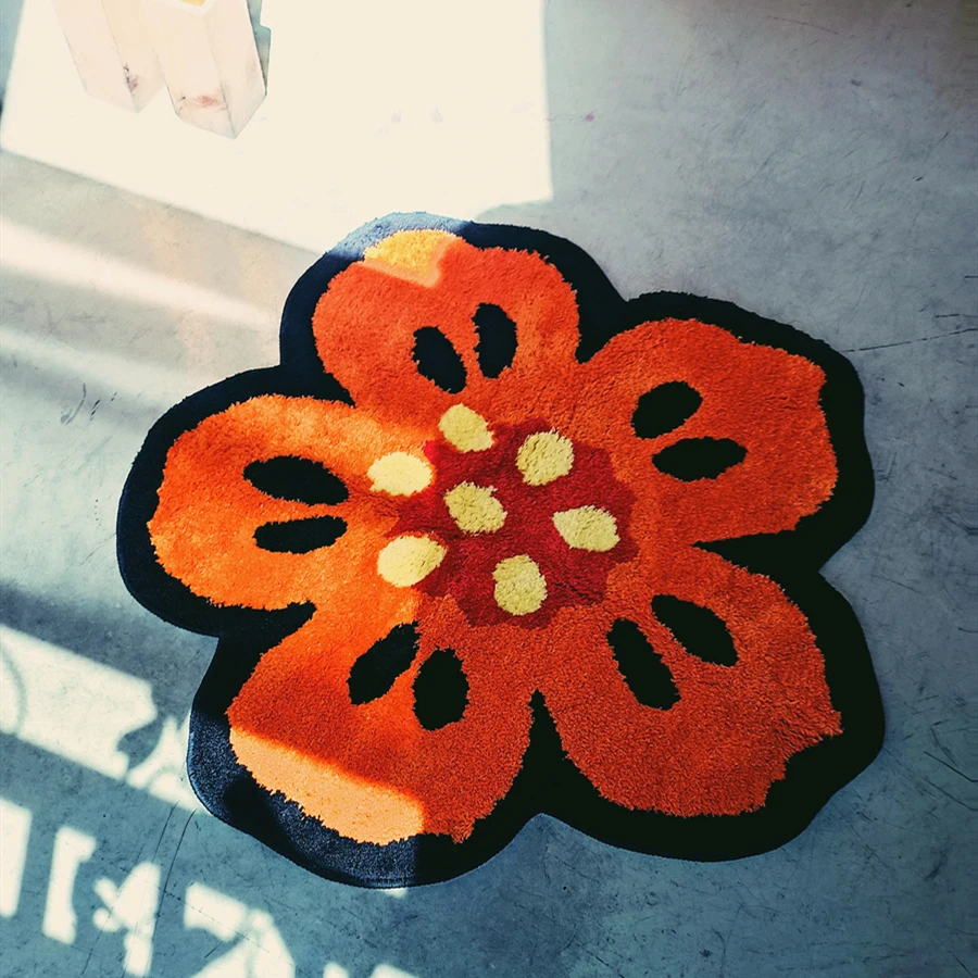 Шикарный цветочный ковер для гостиной яркий спальни нигонии Напольный Коврик