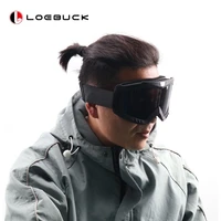 loebuck windproof goggles anti fog surface anti dust anti impact anti splash high light transmission fully enclosed non dead