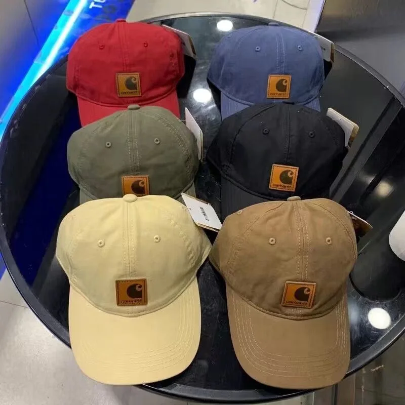 

New Hat Men's Baseball Cap Spring and Summer Sun Hat Washed Old Soft Top Peaked Cap Women's Fashion