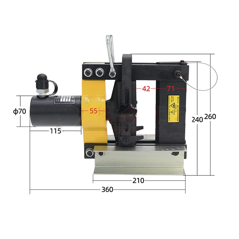 CB-150D Гидравлический гибочный станок для труб медных шин Латунный