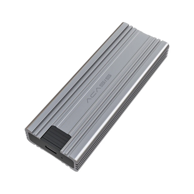 

Dual Protocol M.2 SSD Enclosure Case NVMe NGFF SSD Disk For PCIE M Key B+M Key USB C 3.1 Gen 2 10Gbps Aluminum Box55KC