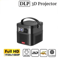 ifordar t6 full hd dlp link 3d home theater beam projector phone 1080p android wifi mini 4k video mobile projectors for movies