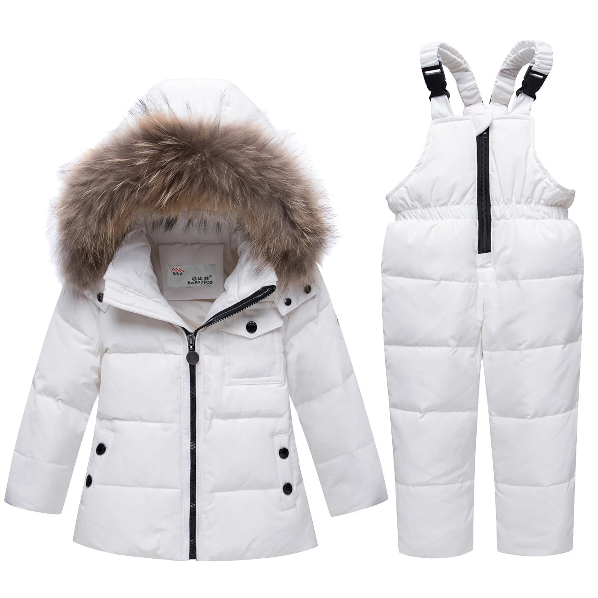 winter thin down jacket parka clothing Set children autumnboy baby overalls kids coat snowsuit snow toddler girl clothes