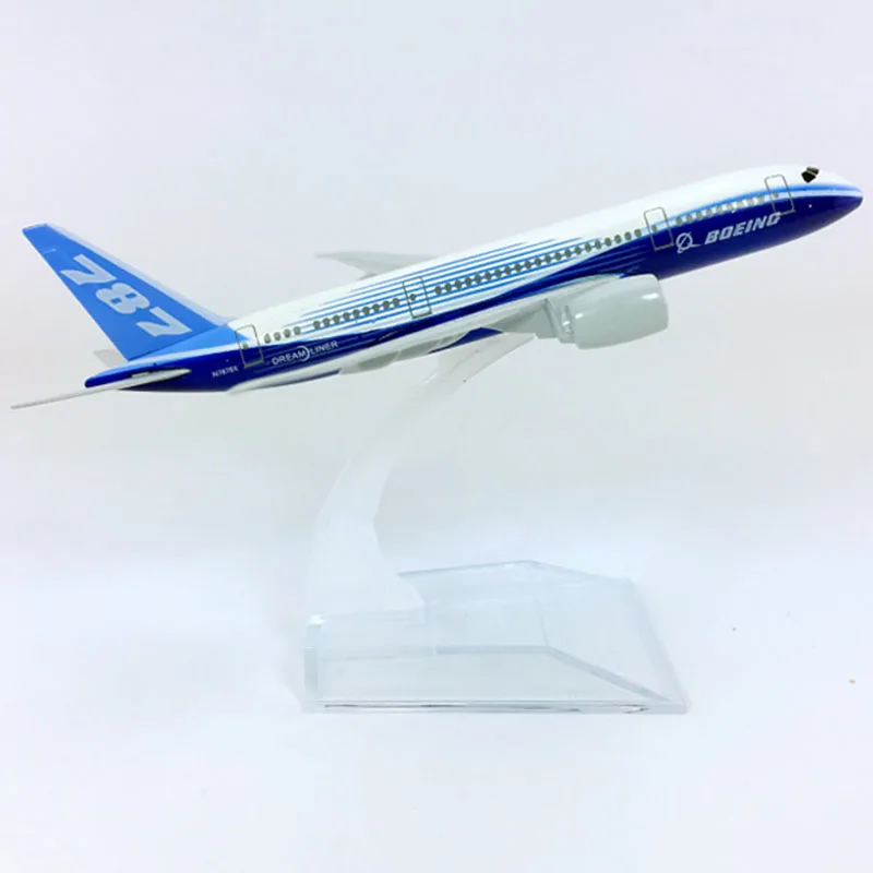 14CM 1:400 scale Boeing B787-8 airline aircraft model landing gear alloy Diecast airplane collectible display toy Plane kid Gift |