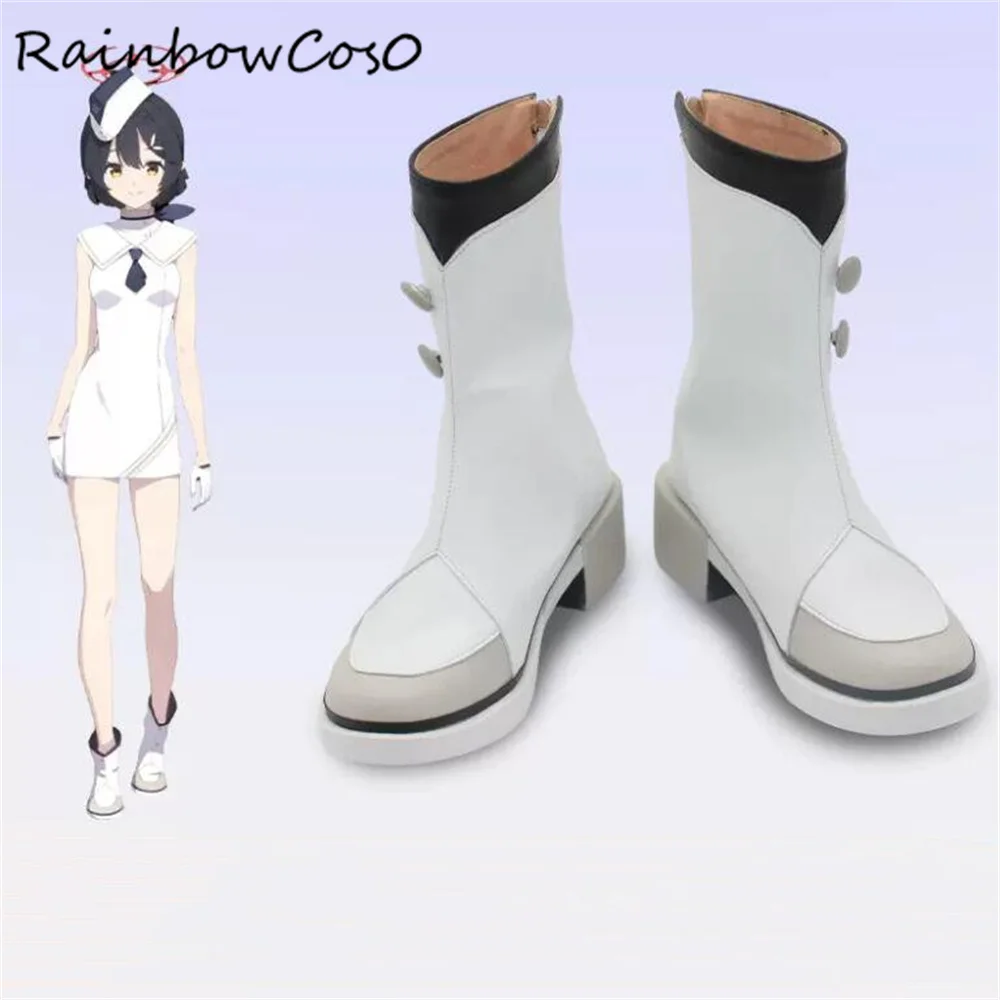 Okusora Ayane голубой архив косплей обувь сапоги для игры аниме вечерние Хэллоуин