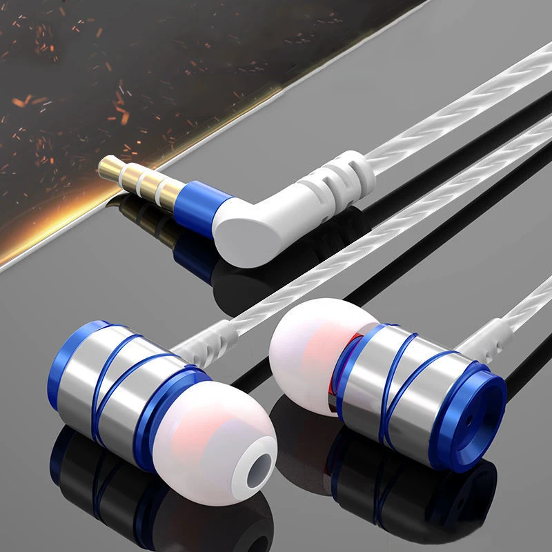 

Wired Earphone Stereo In-Ear Headset with Microphone Earbuds 3.5mm For Smart Phone MP3 Laptop PC Volume Control Music Headphones
