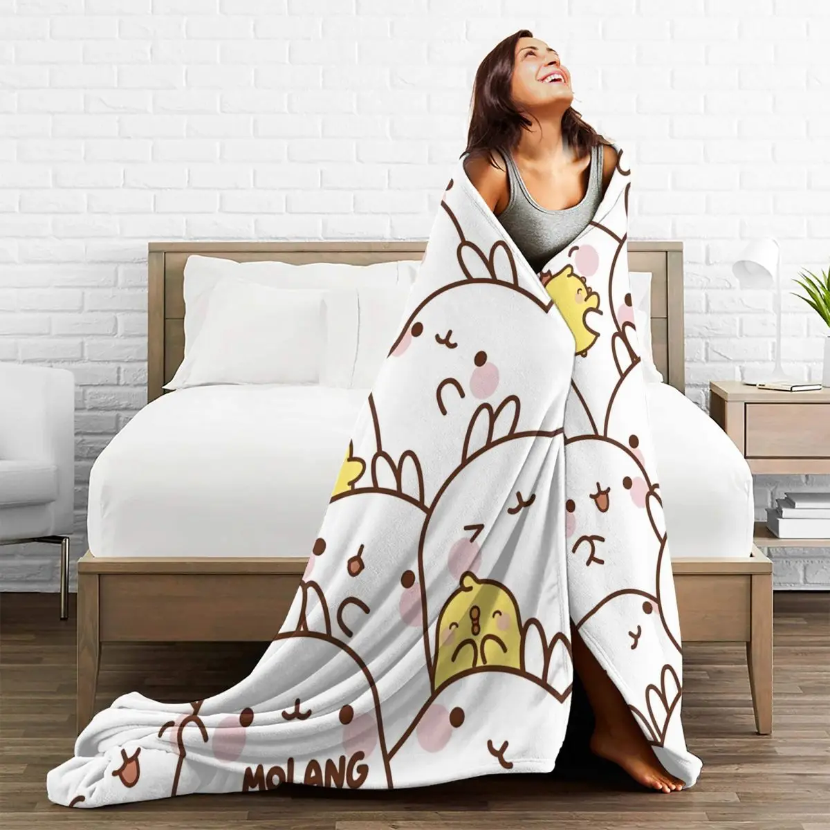 Одеяла Molangs качественное супермягкое одеяло зимнее дорожное диван стул новинка