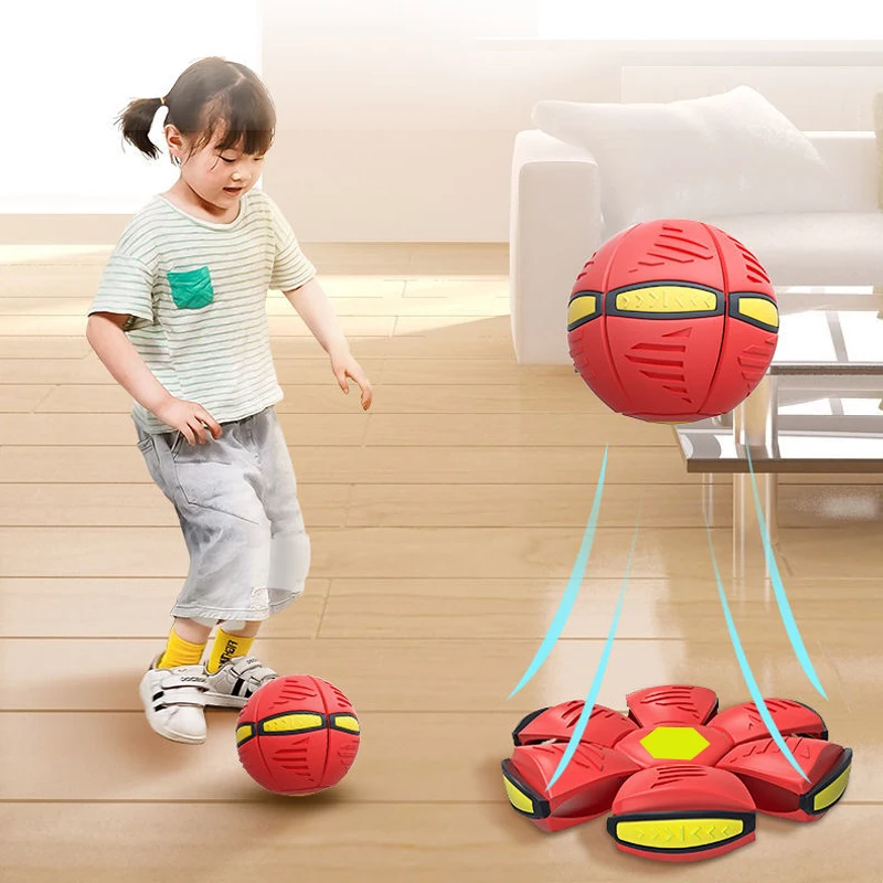 Magic Ball Flying Flat Throw Disc Ball Without Light Kid Toys Outdoor Garden Beach Games Children's Sport Color Ball images - 6