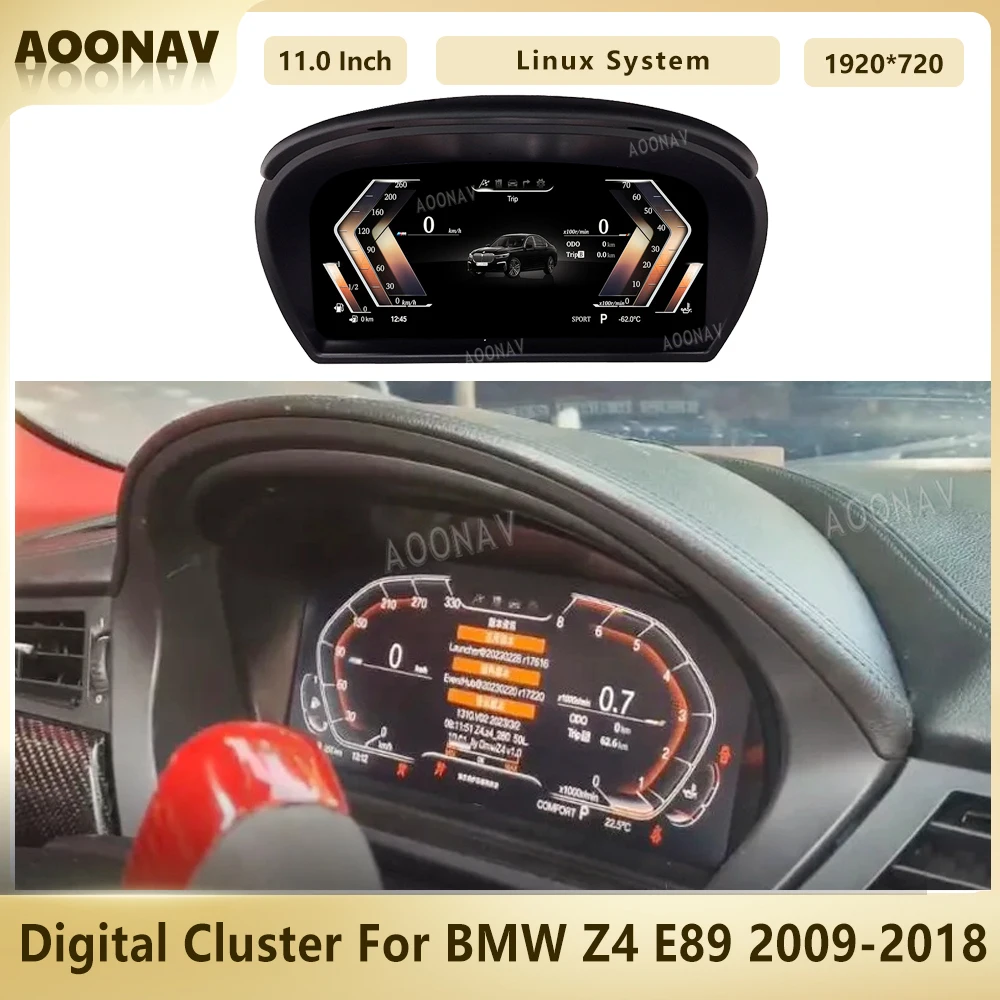 

Digital Cluster For BMW Z4 E89 2009-2018 Virtual Cockpit Instrument Display LCD Dashboard Crystal Panel Meter Speedometer