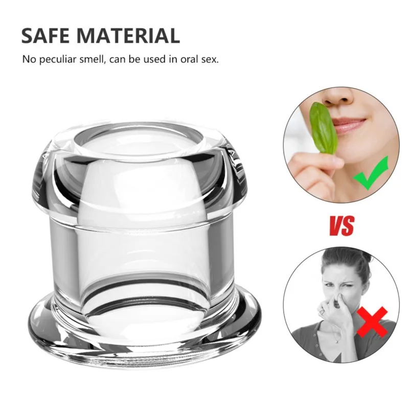 Hollow Speculum Peeking anal butt plug with stopper expander tunnel transparent anus dilation adult women men gay Masturbator