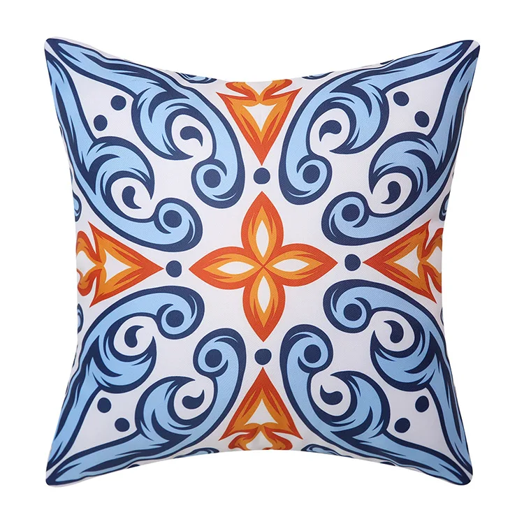 

PU Coated Waterproof Cushion Cover 45x45cm Outdoor Cushion Covers Fashion Decor Sofa Pillow Cover Waterproof Pillowcase 18x18