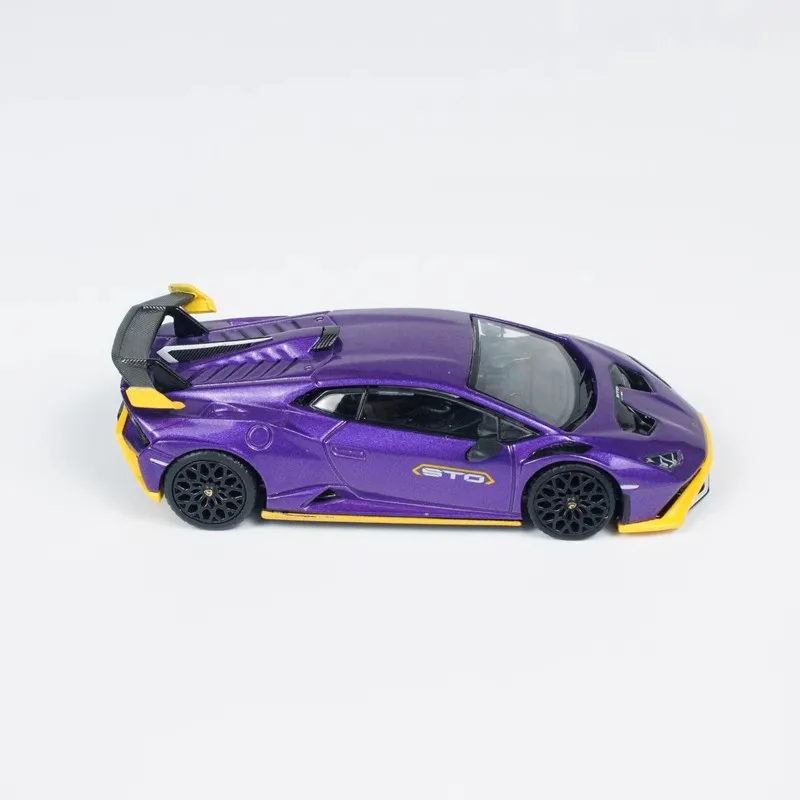 Модель автомобиля Mini GT 1/64 имитация Lamborghini сплав Huracan Sto модель для мальчиков