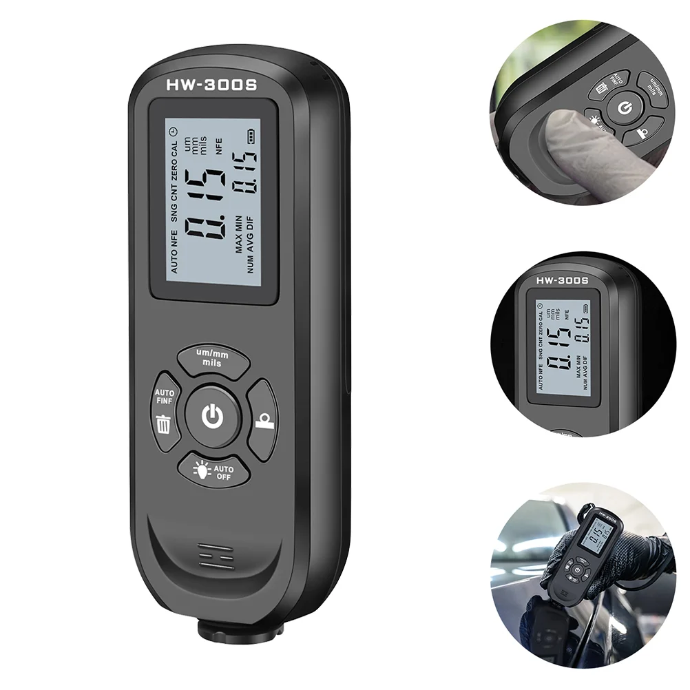 

1 Set Car Coating Thickness Meter Car Painting Depth Gauge Useful Paint Meter