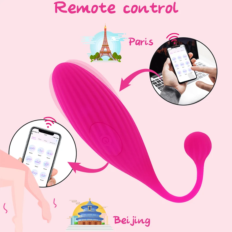 Фаллоимитатор-вибратор с поддержкой Bluetooth для женщин беспроводной вибратор