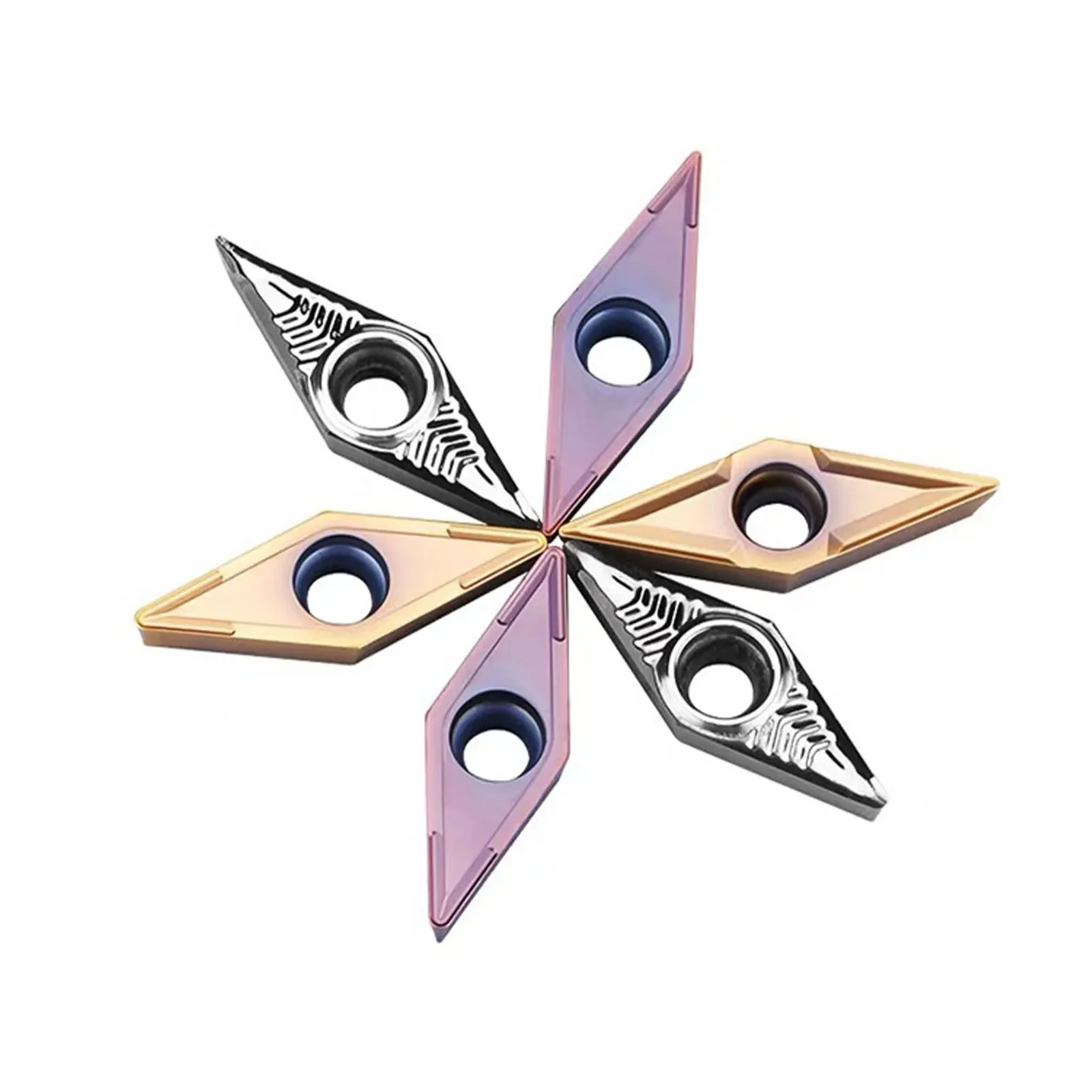 10 шт. VCMT VBMT карбидные вставки ромбовидный токарный инструмент 35 ° внешняя