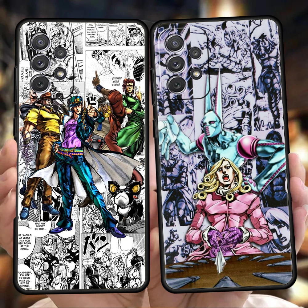 

JoJos Bizarre Adventure Phone Case Cover for Samsung Galaxy A13 A22 A32 A33 A52 A72 A11 A51 A71 A73 5G Bag Shockproof Soft Shell