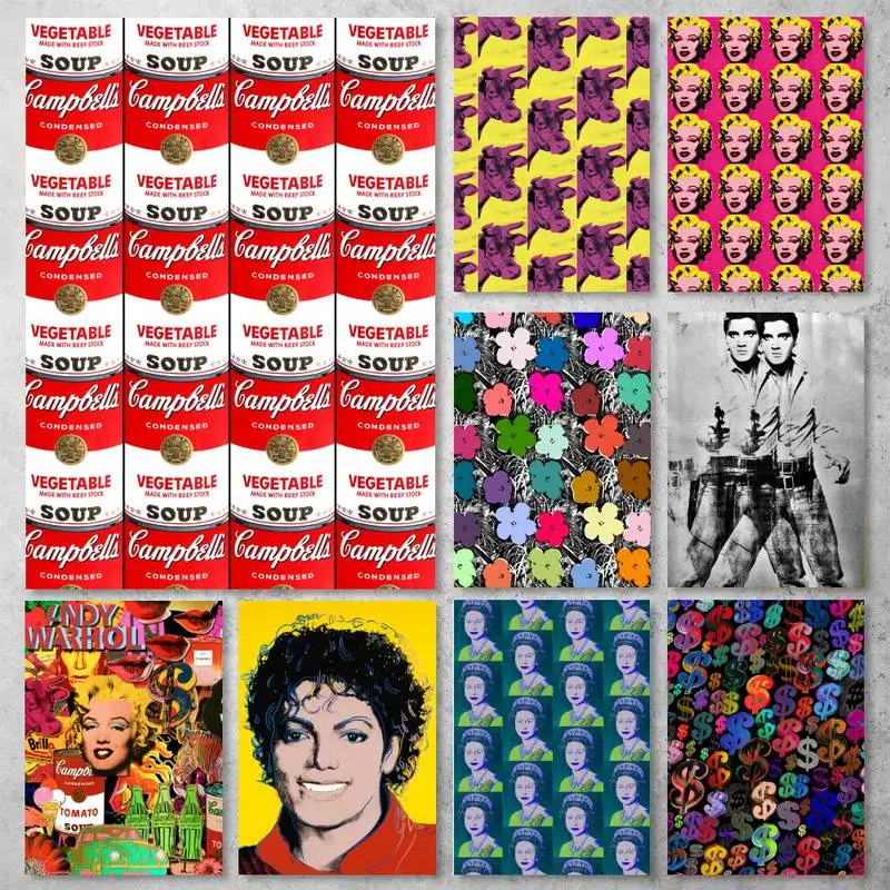 

Andy Warhol Art POSTER Posters Prints Wall Pictures Living Room Home Decoration