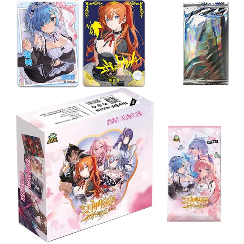 New Goddess Story Collection Cards NS-10 Booster Box Anime Girl Tcg Game Card Child Kids Table Toys For Family Birthday Gift