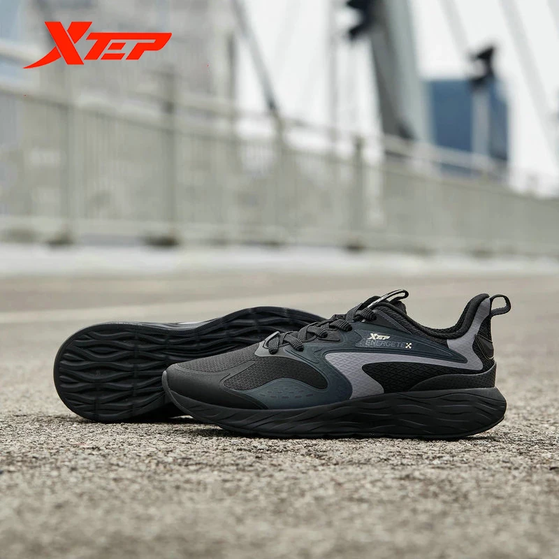 Xtep Men's Running Shoes Winter Male Anti-Slip Shock Absorption Sports Sneakers Men Lace-UP Leisure Shoe Spring 880419116612