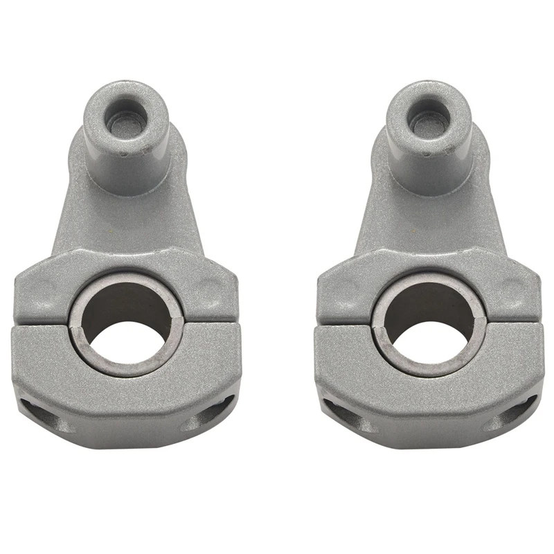 

6X Handlebar Riser Universal 7/8 Inch 22Mm Aluminium Alloy Handle Bars Mount Clamps Riser For Yamaha Honda(Silver)