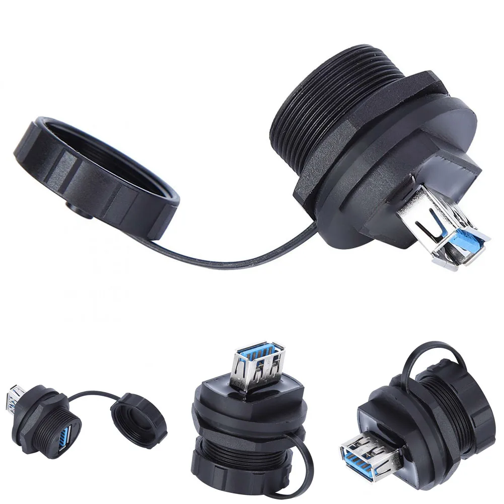 USB-водонепроницаемый USB-разъем огнестойкий для крепления на панели USB 3.0