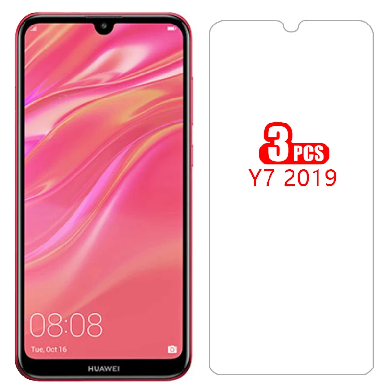 Чехол для huawei y7 pro prime 2019 защита экрана закаленное стекло на y72019 y 7 7y чехол huawey huawe