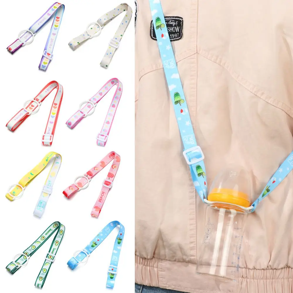 

Adjustable Cup Accessories Comfortable Portable Water Bottle Strap Bottle Buckle Lanyard Hanging Rope Shoulder Strap