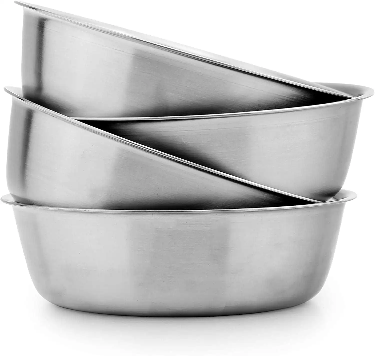 

Heavy Duty Stainless Steel Bowls for Baby (4-Pack) 1-Cup Serving Size