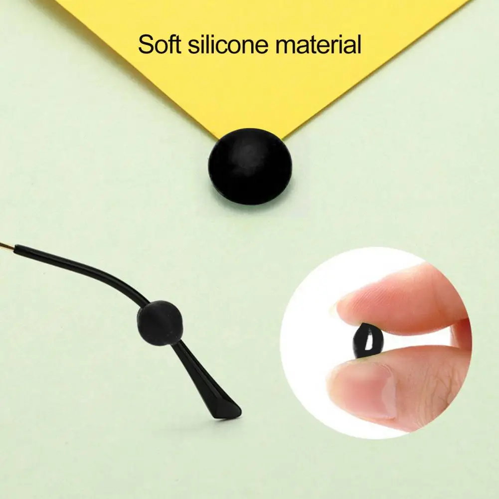 

Eyeglass Ear Clips Comfortable Eyewear Accessories Comfortable Silicone Anti-slip Eyeglass Ear Grips Lightweight for Spectacles