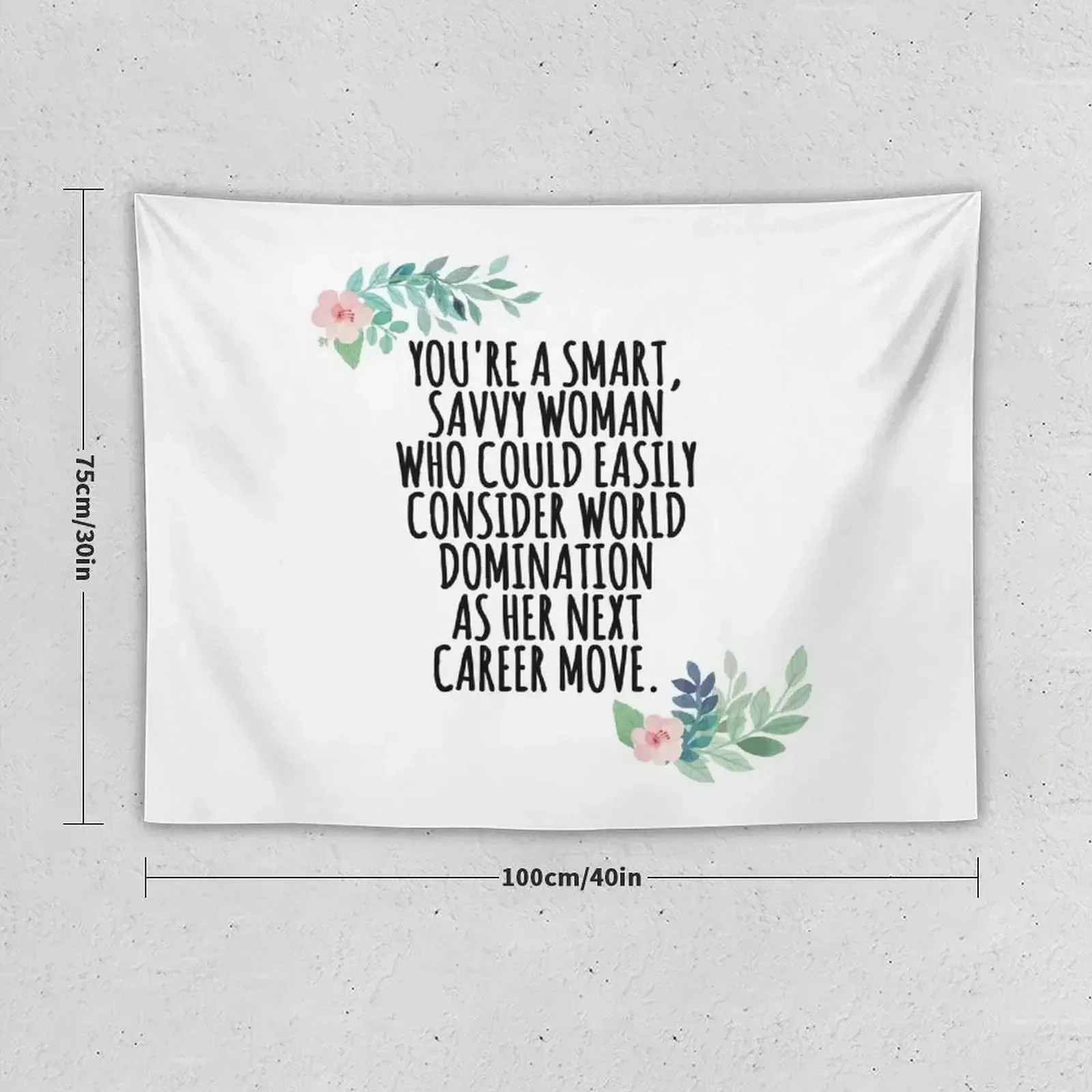 Smart savvy гобелен с изображением женщины на стене домашний декор эстетический