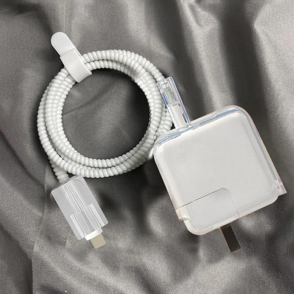Прозрачный чехол для зарядного устройства iPhone 13 14 15 18/20 Вт 30/35