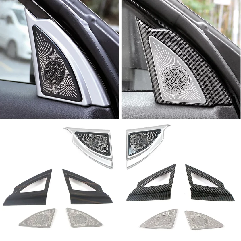

For Toyota Highlander XU70 2020 2021 2022 Car Styling Accessories Kluger A Column Frame Triangle Audio Speak Sound Cover Trims
