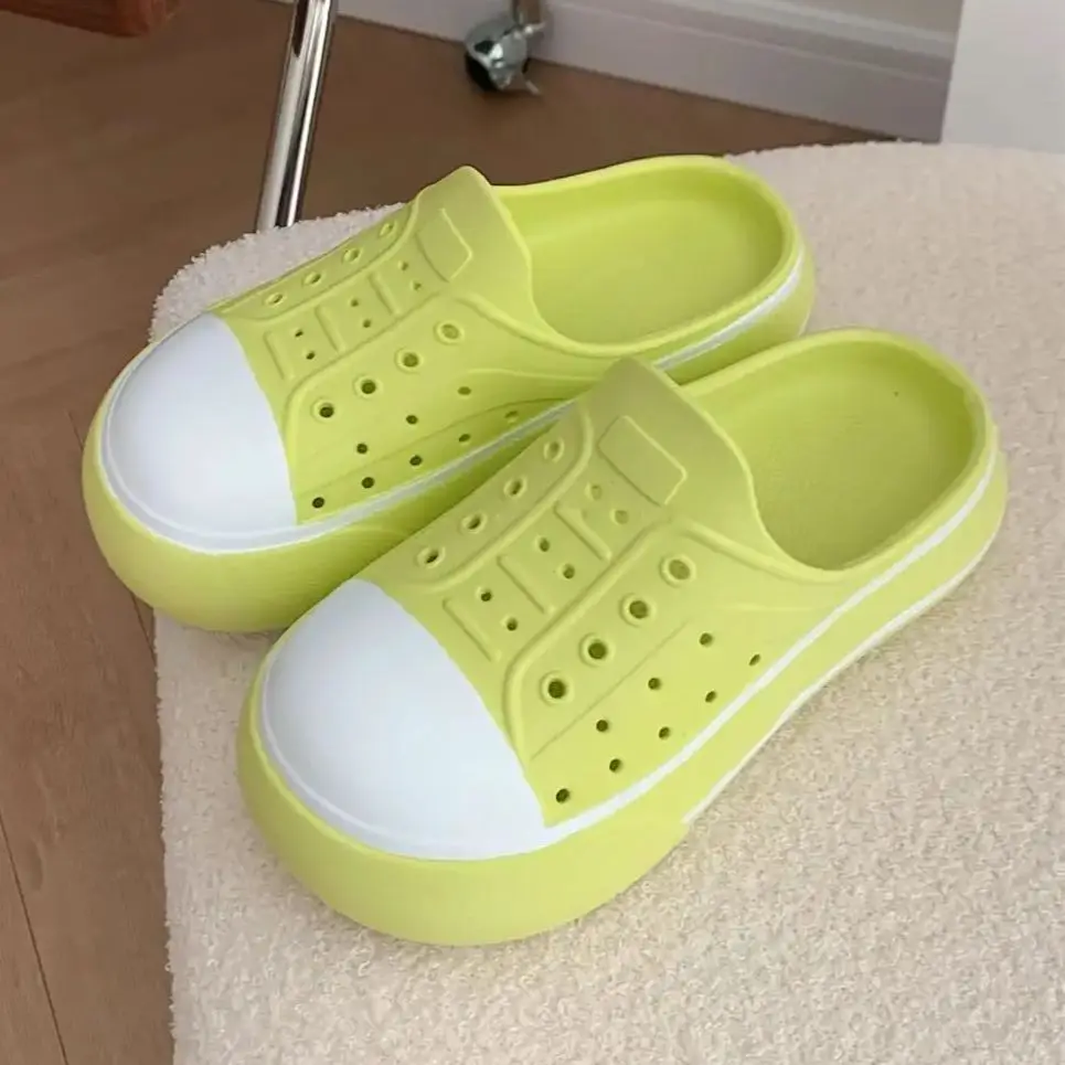 Туфли женские на толстой нескользящей подошве весну/лето