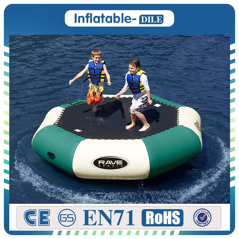 

PVC Tarpaulin Inflatable Water Trampoline 1 Piece Sports Park Kids or Adult 2.5m Diameter