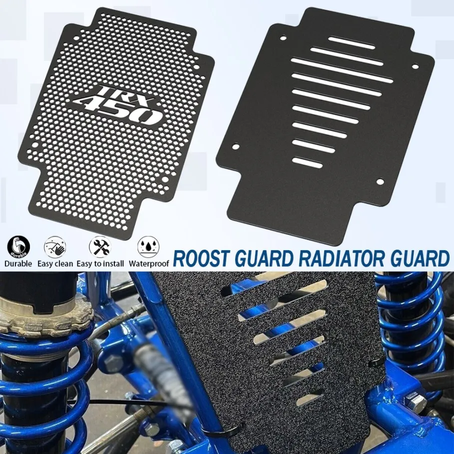 Motocykle osłona chłodnicy dla Honda TRX450R chłodnica stabilizator Roost Guard Protection 2004 2005 2006 2007 2008 TRX 450R