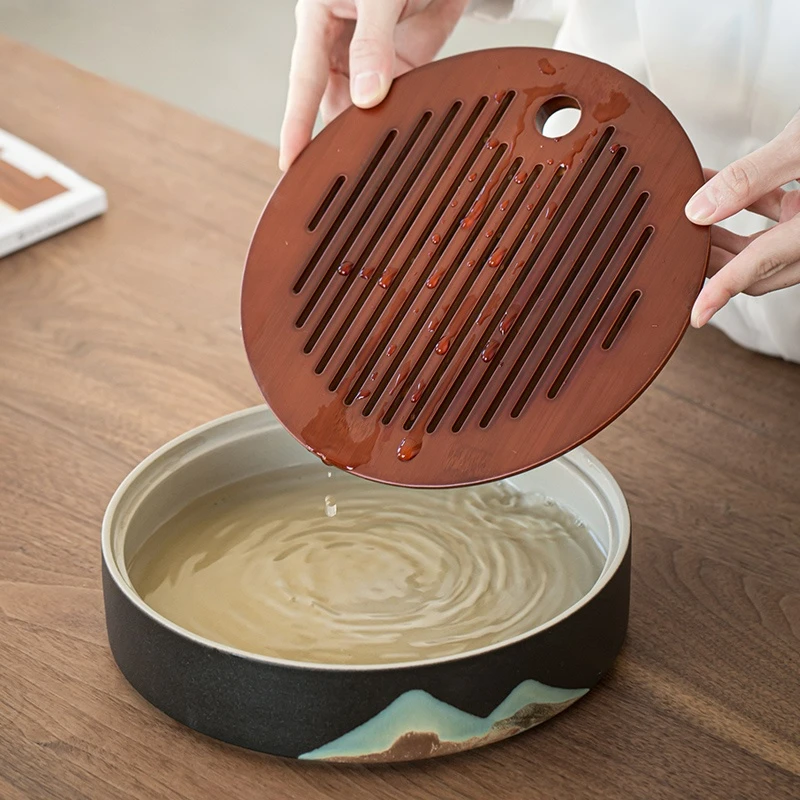 Dry Bubble Tray Trays Tea Water Storage Japanese Household for Decoration Kung Fu Set Drainage Ceremony Decorative Bar |