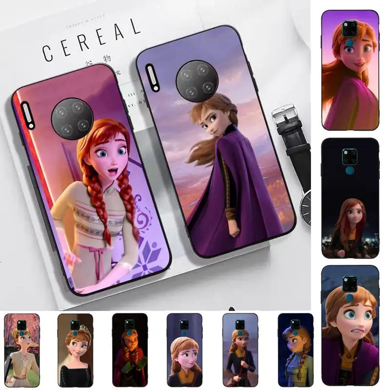 

Disney Princess Anna Phone Case for Huawei Mate 20 10 9 40 30 lite pro X Nova 2 3i 7se