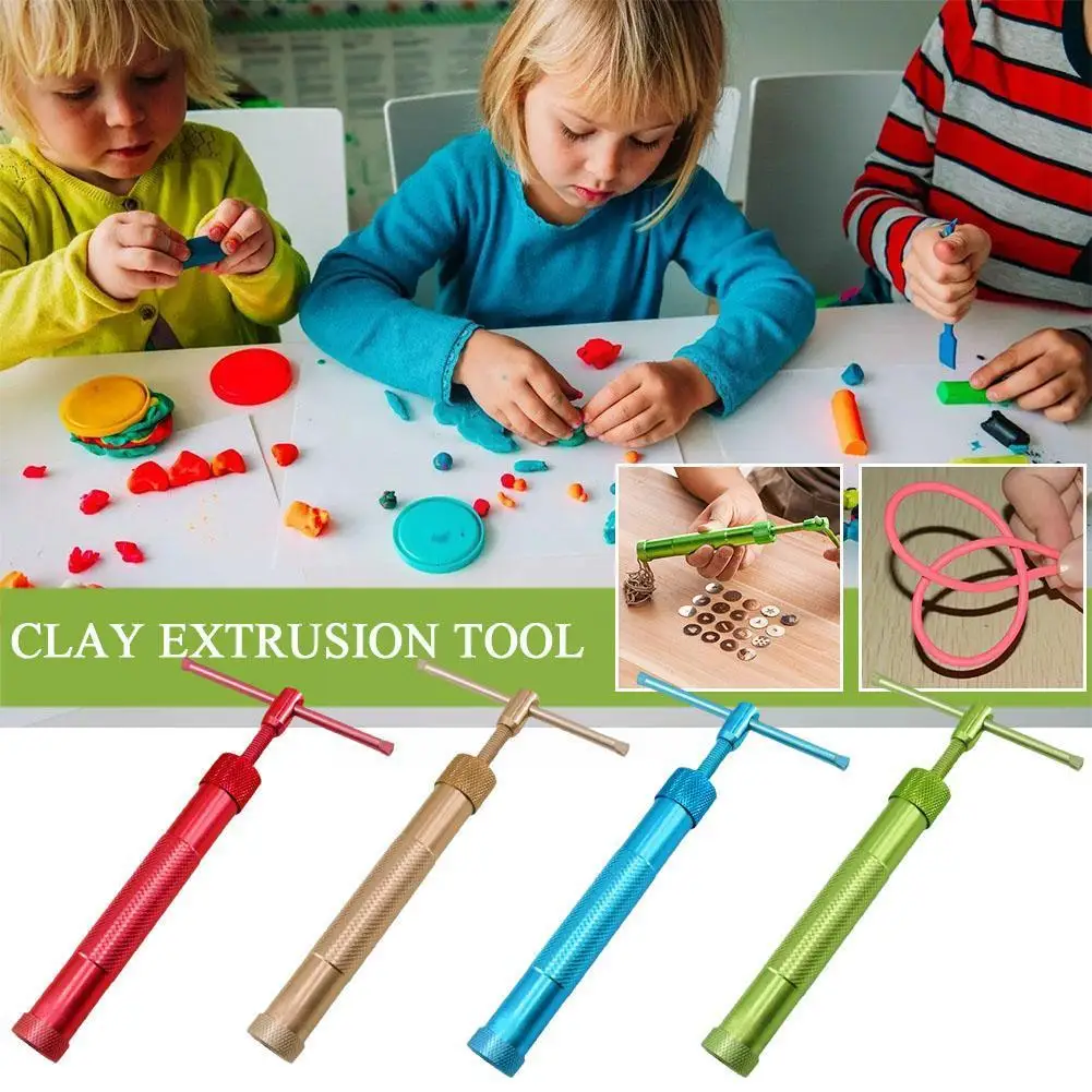 

1pcs Clay Extruders Cake Decorating Toolsclay Sugar Cake Polymer Fondant Paste Tools Extruder Clay Sculpture Machine Sculpt A3w1